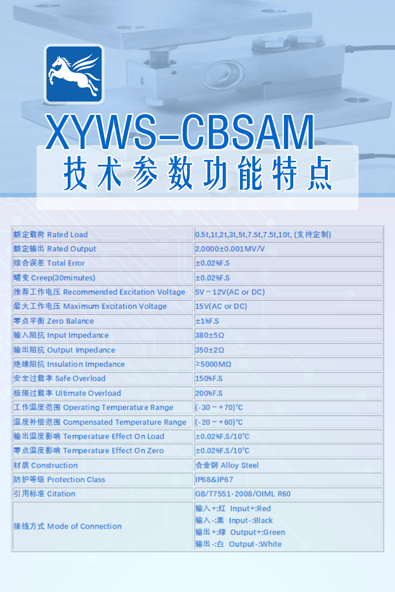 XYWS-CBSAM 技術(shù)參數